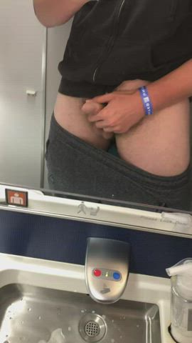Airplane Masturbating Public gif
