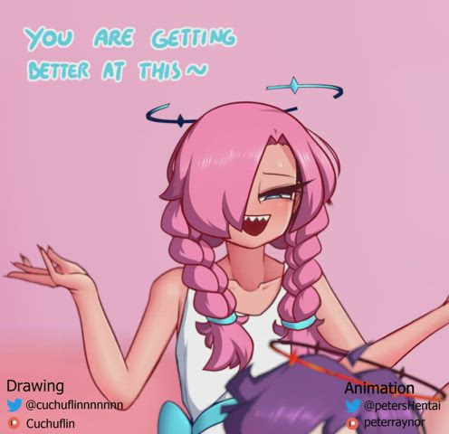 Getting better at it (cuchufflin and animation by peterraynor)