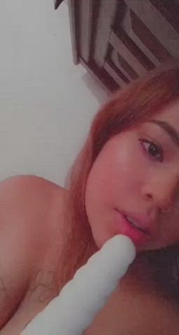 Just a little dildo play💦