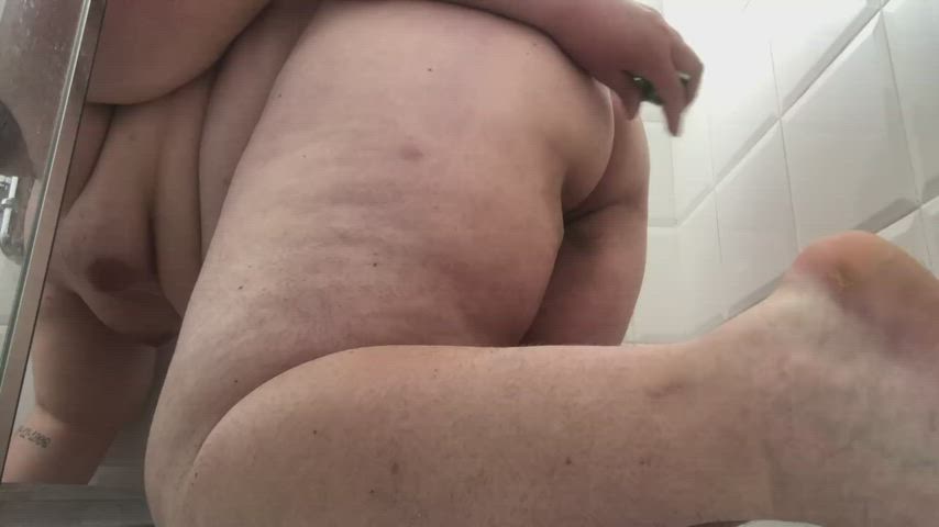 Ass Eating Candy Chubby Food Fetish Masturbating gif