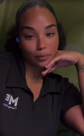 cute latina ponytail gif