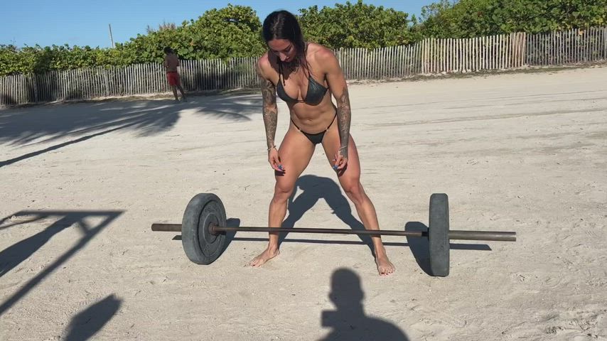 Fetish Muscular Girl Muscular Milf gif
