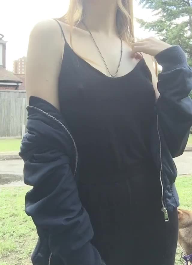 My nipples are really [f]eeling the breeze here ?