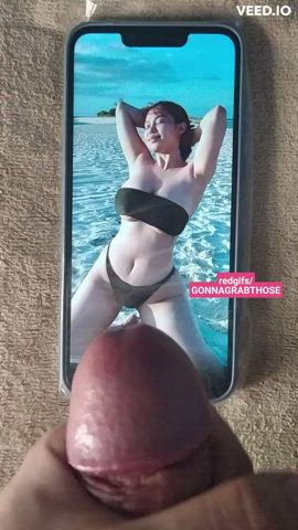 asian big tits bikini boobs cum ejaculation masturbating pinay tribbing tribute gif