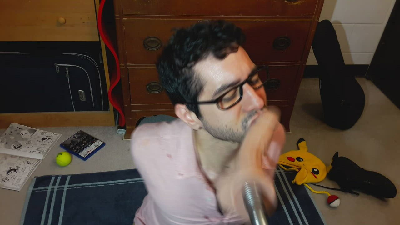 Shut the fuck up, Dad, and suck my dick. If you ever want that cock cage to come