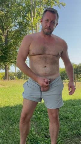 Backyard bate session with some verbal instructions for ya on my OF 😈