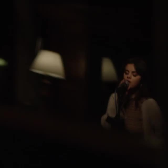 Selena Gomez; friends and I got together to do a little live performance of Rare,