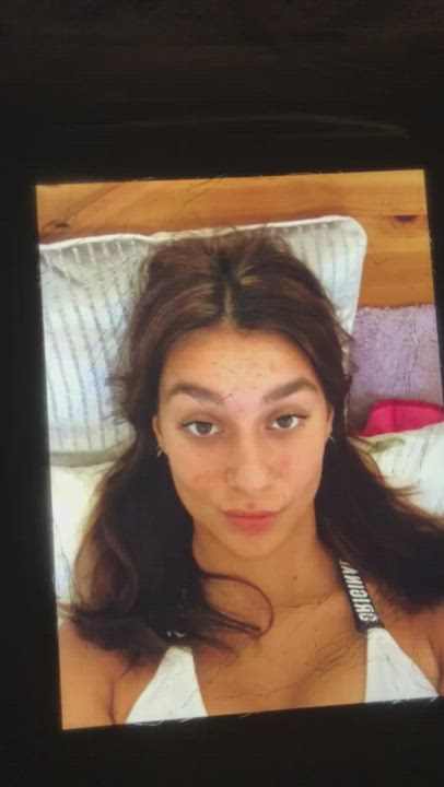 Covered this cutie in my cum, first cum trib in a while, great to be back