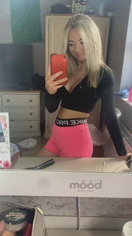 18 years old barely legal cute irish pretty shorts teen thighs tiktok gif