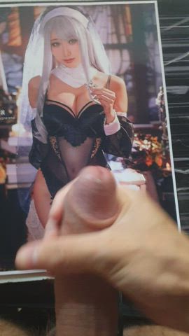 Asian Big Tits Cosplay Cum Cum On Tits Cumshot Thick Tribute gif