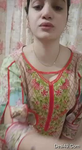 Cute bhabhi singing and stripping