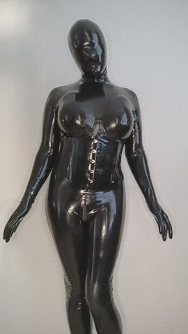Doing some latex ASMR!