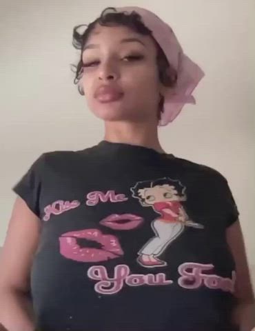 Boobs Busty Ebony gif