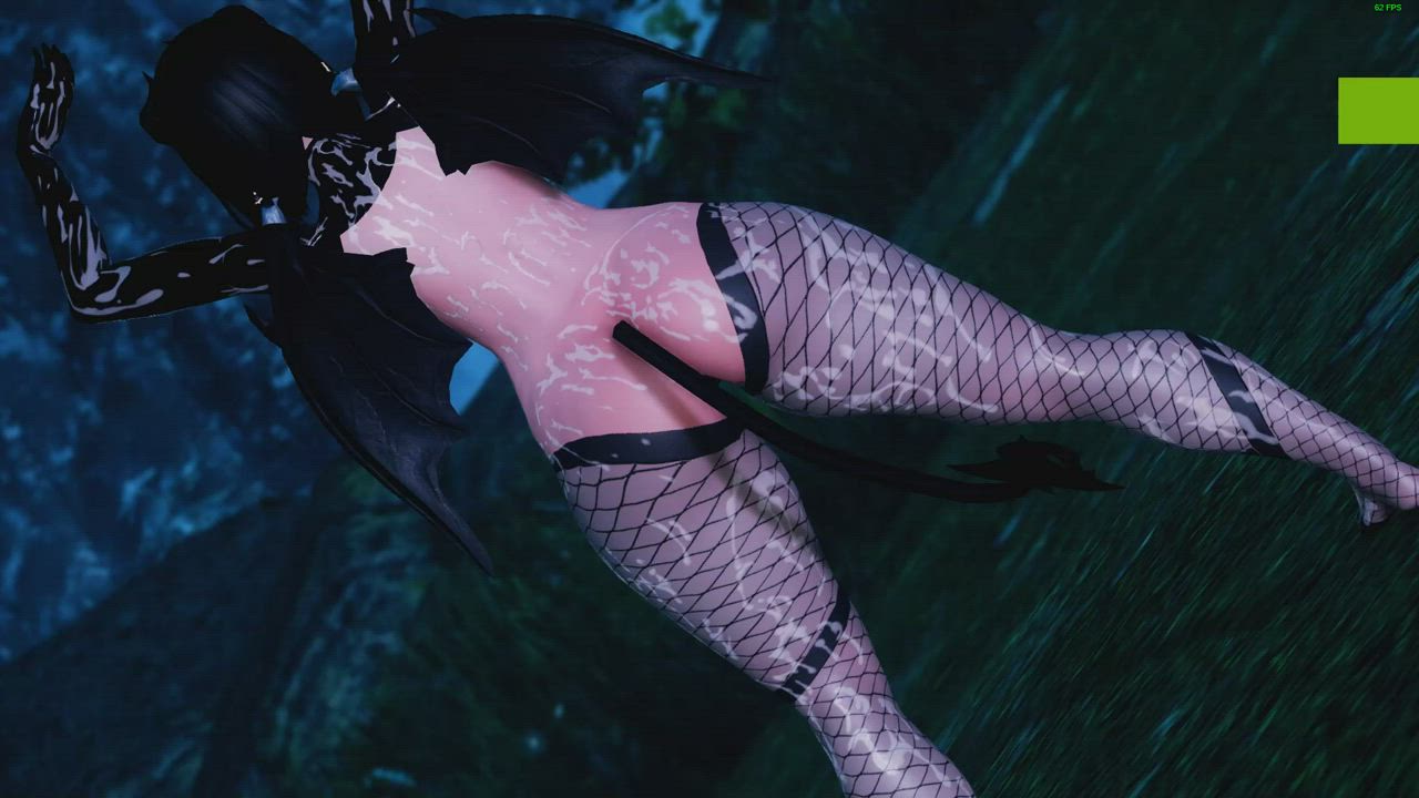 Ass Bunny Stockings gif