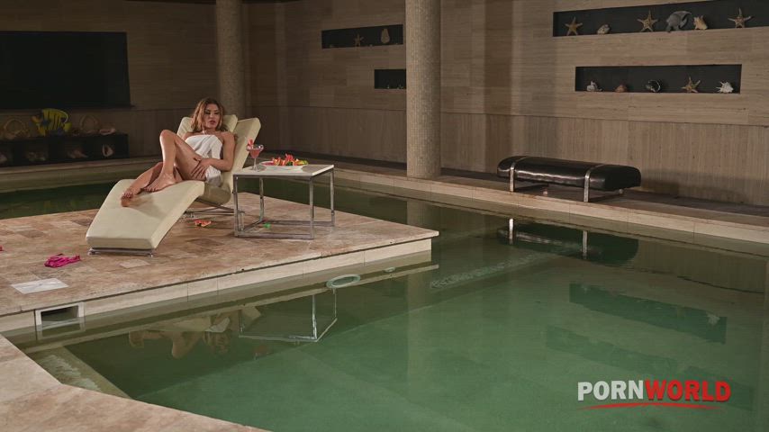 Filthy MILF Kitana Lure Tempts BBC Into Health Spa DP Threesome