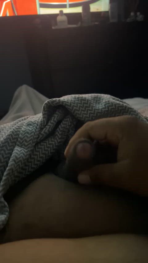 Busting a nut 