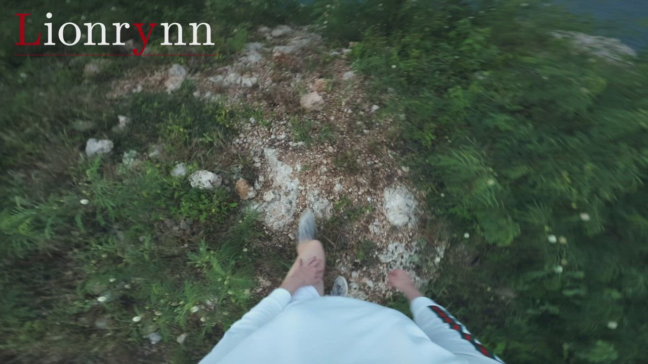 Amateur Big Tits Homemade Nipple Play Outdoor POV Public Teen gif