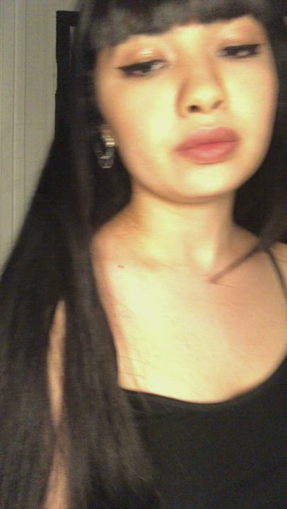 Bouncing Tits Nipple Play Striptease gif