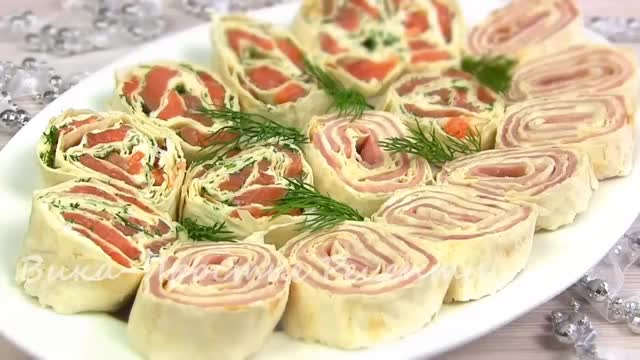 Закуска из лаваша