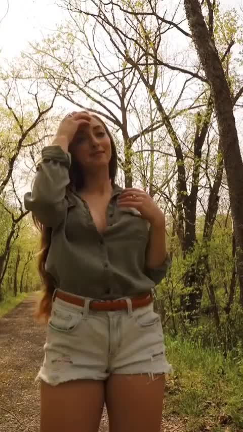 Abby Opel's hike tits