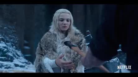 Freya Allan Fight Training BTS The Witcher