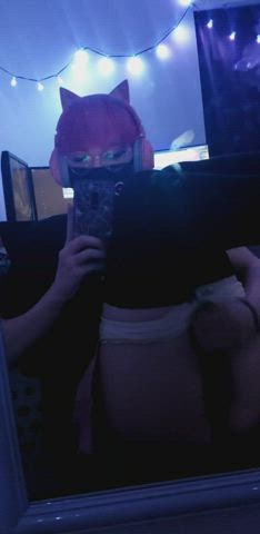 Crossdressing Cum Femboy Twink gif