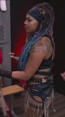 ass busty filipina natural natural tits thick thighs wrestling gif