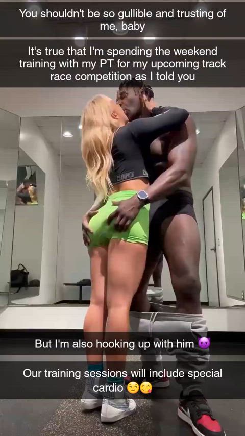 You trust your gf completely so you didn't suspect anything when she said she was