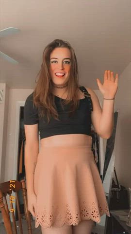 femme sissy trans gif