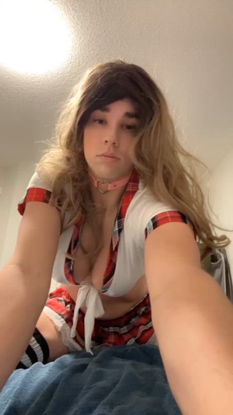 petplay puppy sissy slut gif