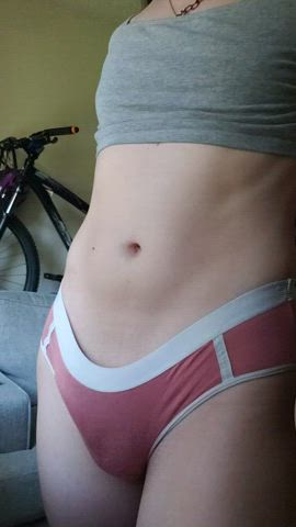 Playing around while the bf watches