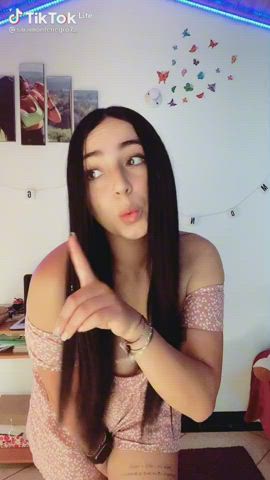 Flashing TikTok Upskirt gif