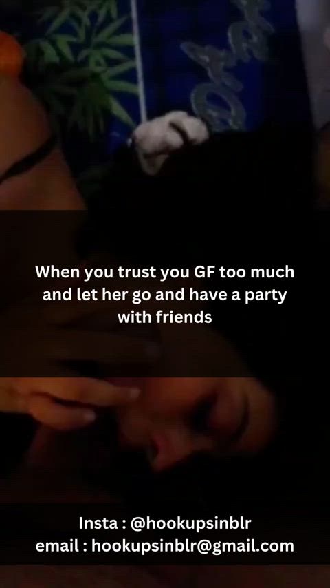 blowjob caption cheat cheating chudai cuckold girlfriend hotwife indian wife gif