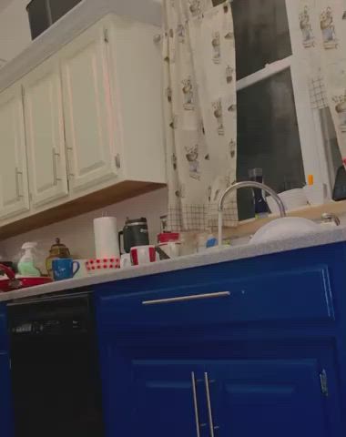 Just cleaning, might get caught downstairs with my ass out 😂