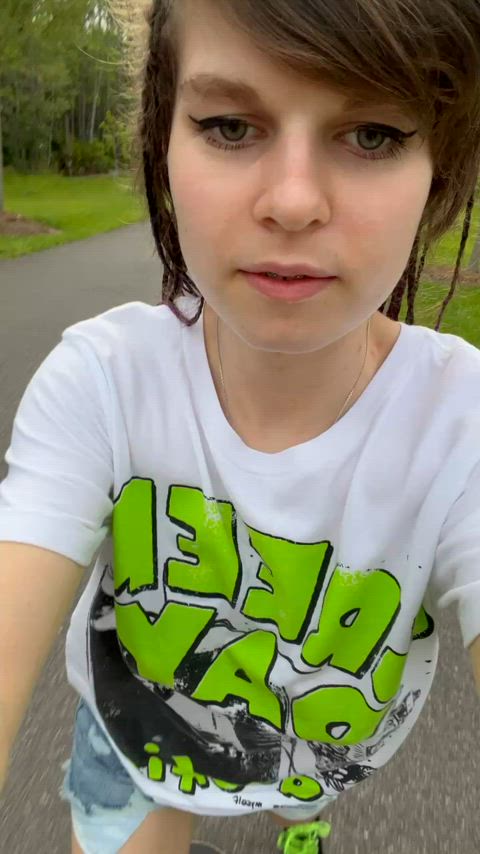 cute petite teen tits gif