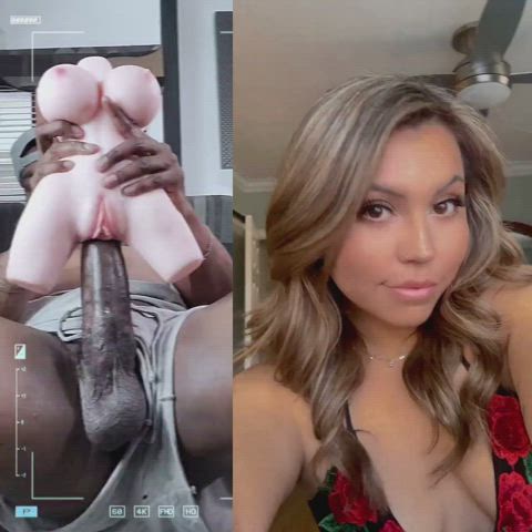bbc babecock big dick cum cumshot fleshlight latina sex toy white girl gif