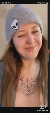 Flashing Nipple TikTok gif
