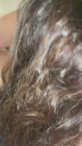 blowjob cum in mouth cumshot handjob homemade hotwife nails gif