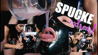 He get a glass full of snot from three [domme]s [OC]