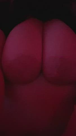 Playing with my tits for Christmas 😜