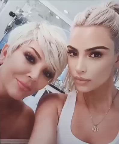 Kim Kardashian &amp; Kris Jenner Mother's Day Tribute🍆💦💦