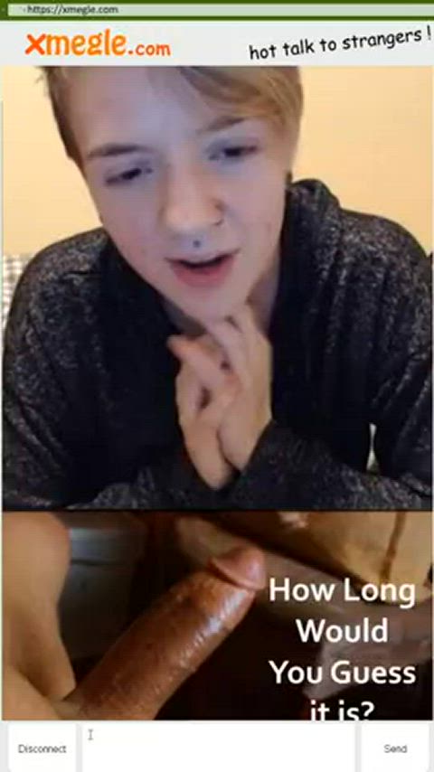 big dick cfnm camgirl cock shock reaction webcam gif