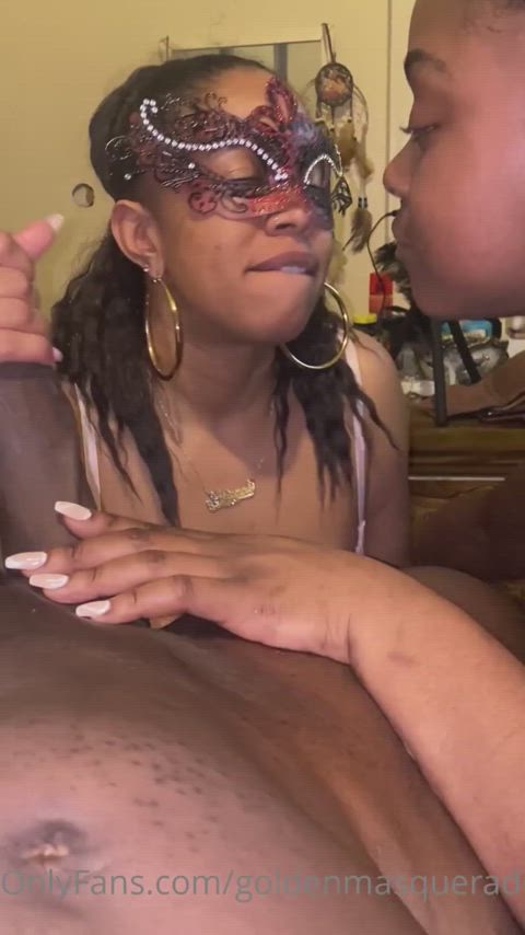 bbc big dick blowjob ebony girls kissing milf sucking teen threesome african-queen