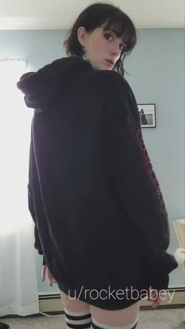 Alt Stockings Striptease Porn GIF by rocketbabey