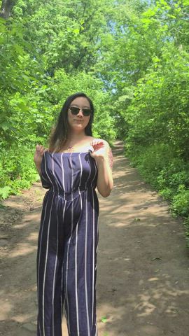 My friends love this dress, I can get on my knees and have my tits out while I suck