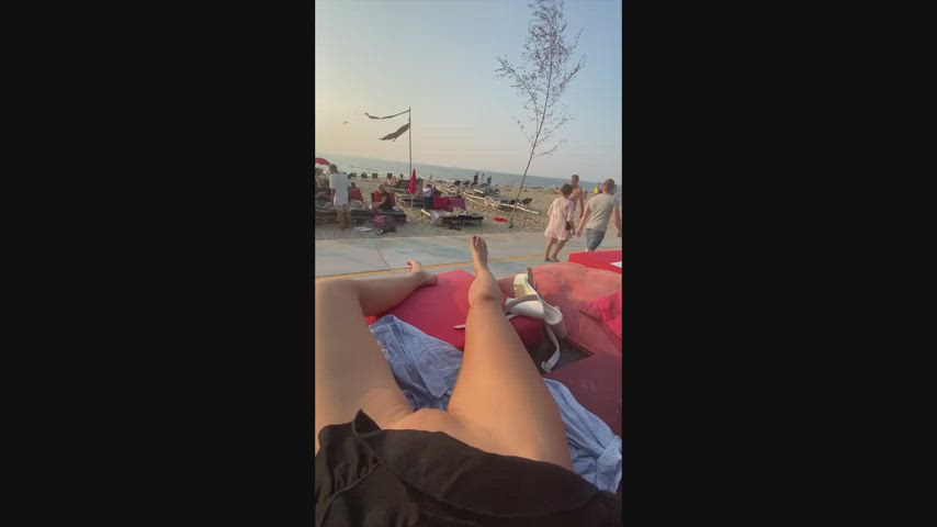 Exhibitionism Feet Fetish Heels Outdoor gif