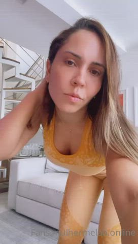 amateur dancing selfie gif