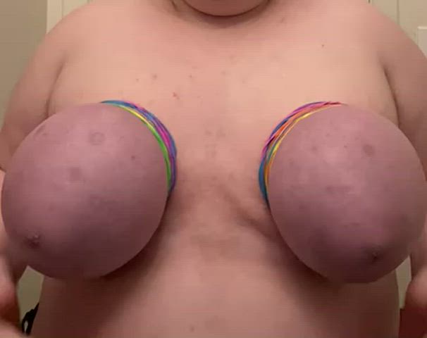 thinking about getting raped is much better when my tits are sore from rubber bands