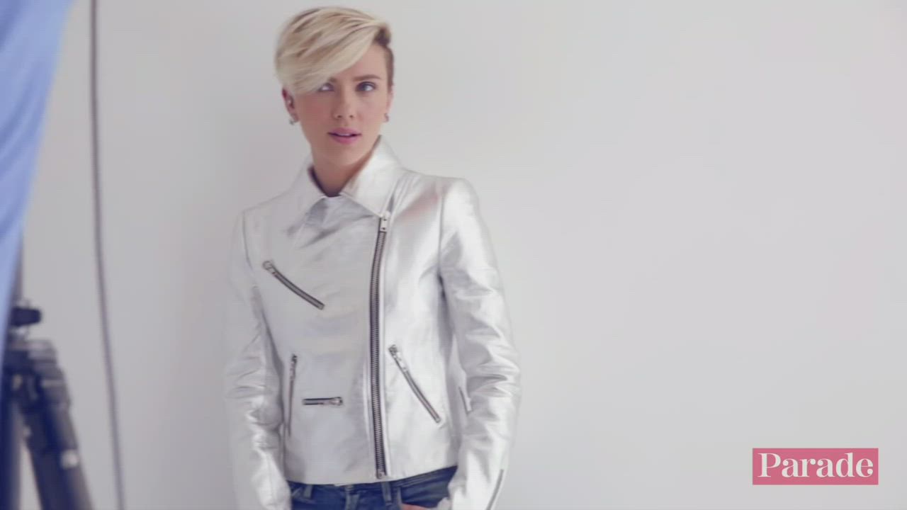 Behind The Scenes Celebrity Scarlett Johansson gif