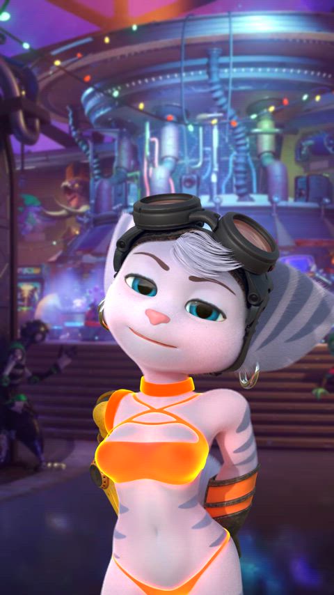 animation furry girl girl gif